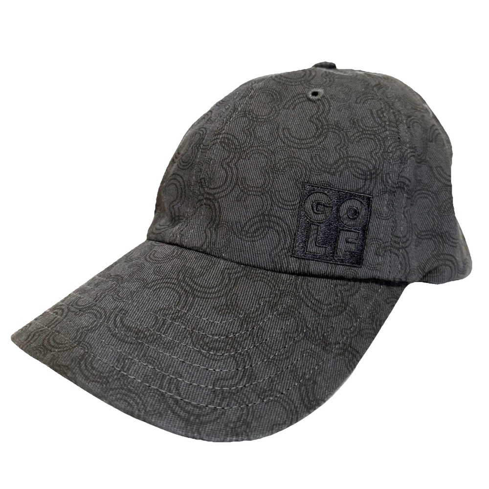 Adidas Golf Hat Women's Par 3 Black Gray Cap Cotton Adjustable Snapback